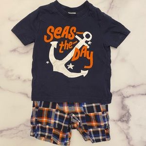 Gymboree 18 month T-Shirt and Shorts for Boy